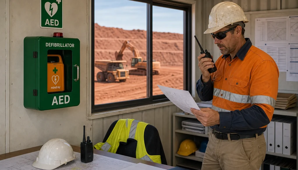 AEDs in NT Mining and Resources: WHS Triggers and Site-Specific Considerations