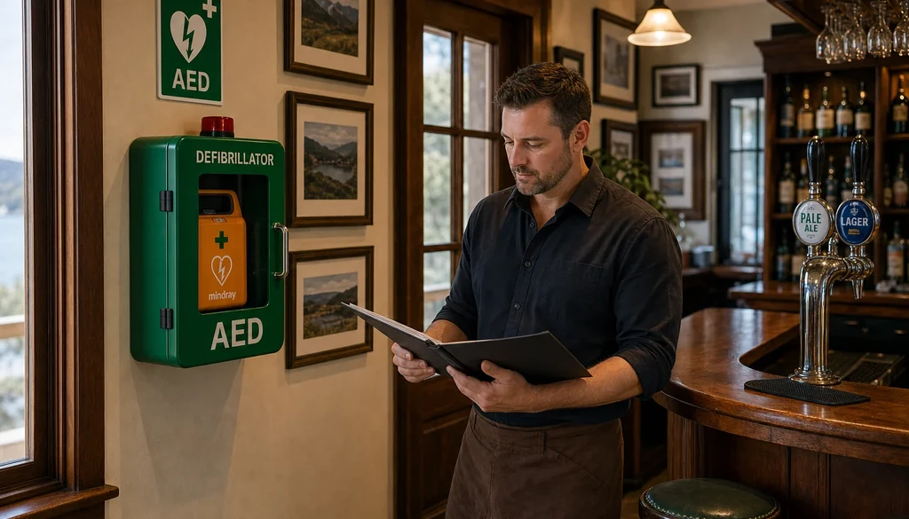Tasmanian Hospitality and Pub AED Compliance Under WHS