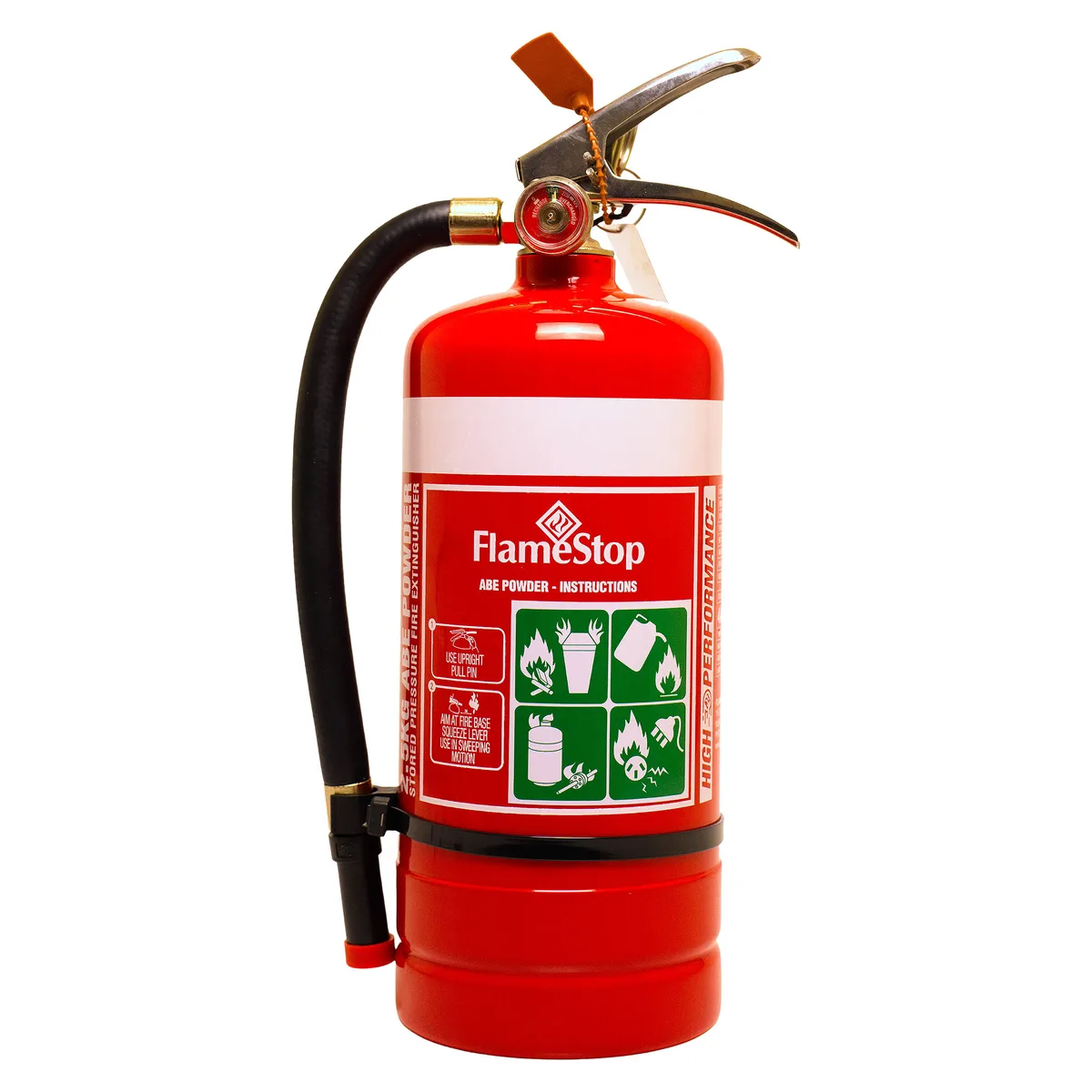 FlameStop 2.5kg ABE Powder Fire Extinguisher