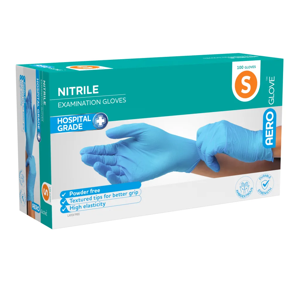 AEROGLOVE Small Nitrile Powder-Free Gloves Box/100, photo 1 of 2