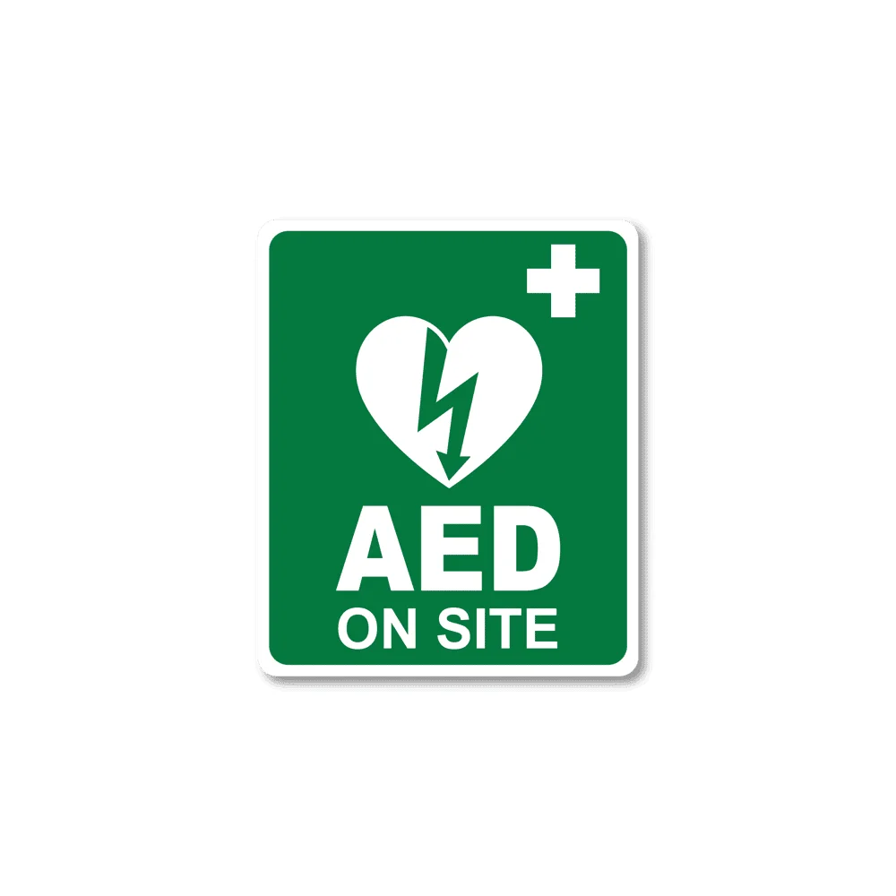 AED On-Site Sign, Door (10 x 12cm) — photo 1 of 2