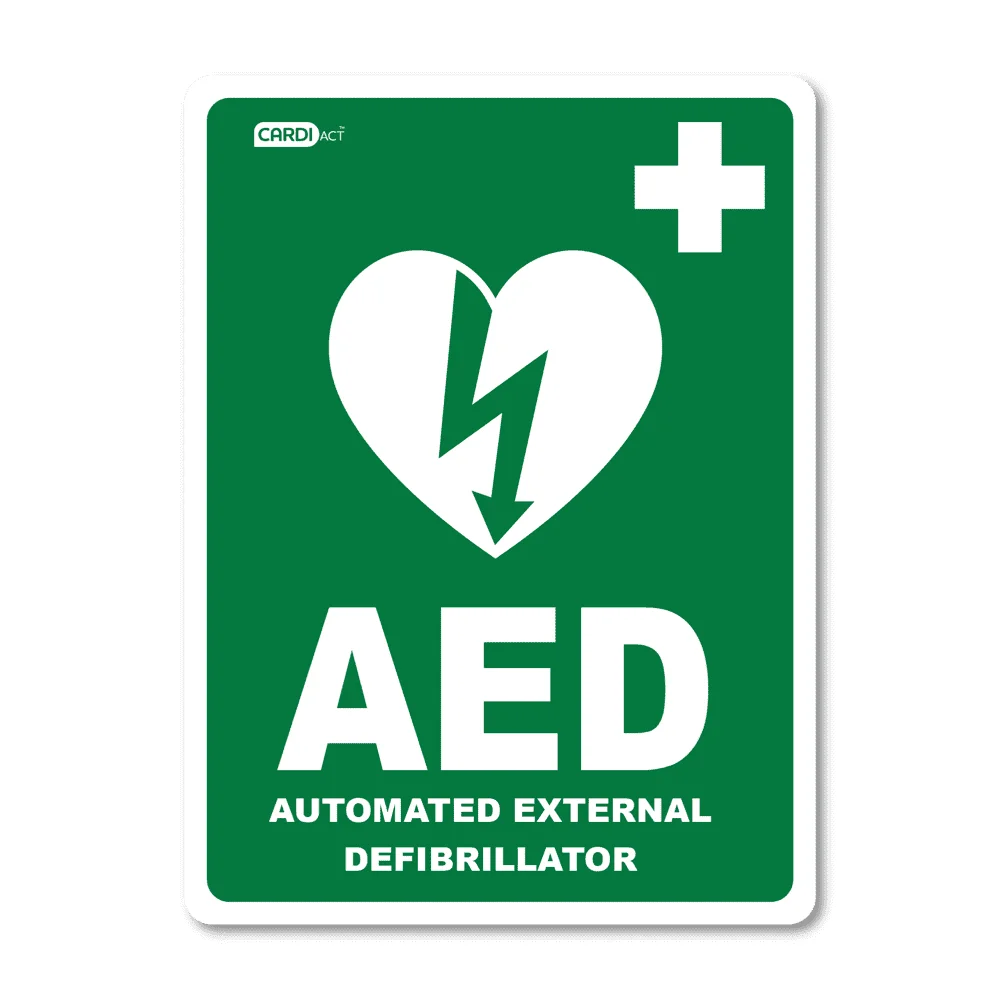 AED On-Site Sign, Large (22.5 x 30cm) — photo 1 of 2