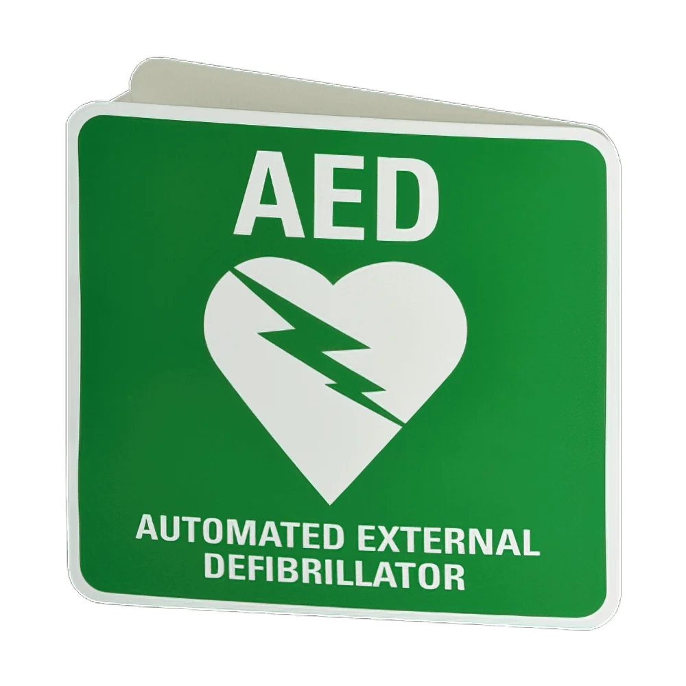AED Projecting Sign (Angle Bracket, Poly)