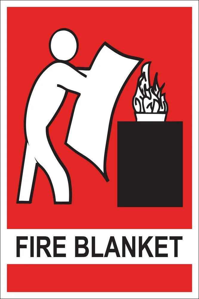 Fire Blanket Location Sign, 150 x 225mm