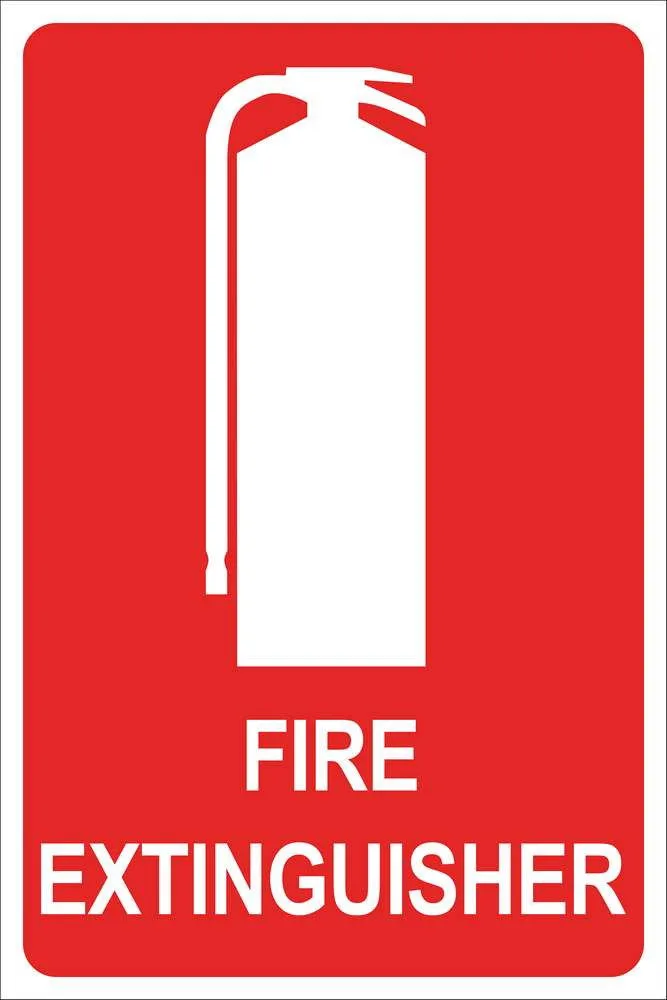 Fire Extinguisher Location Sign, Large 300 x 450mm