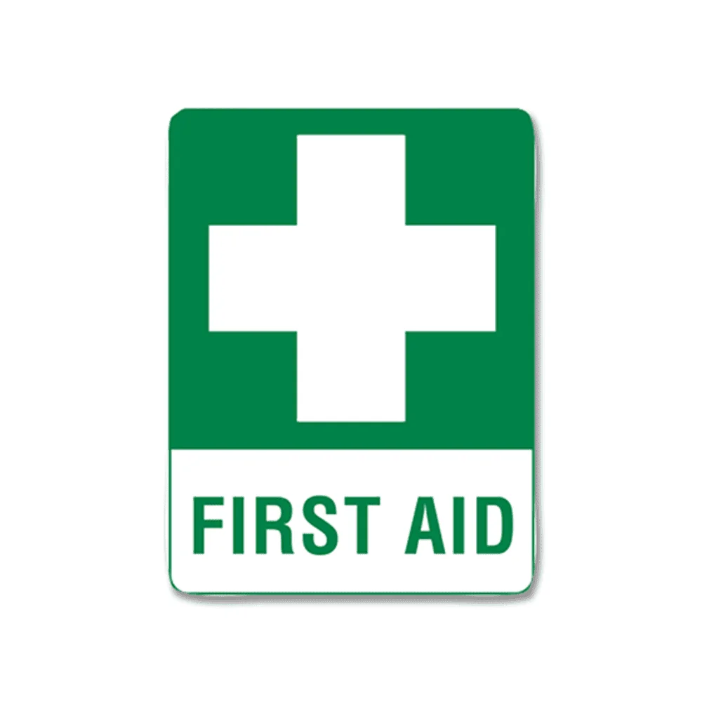 First Aid Sign, Small Poly (30 x 22.5cm)