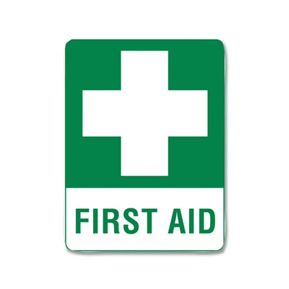 First Aid Sign, Large Poly (60 x 45cm)
