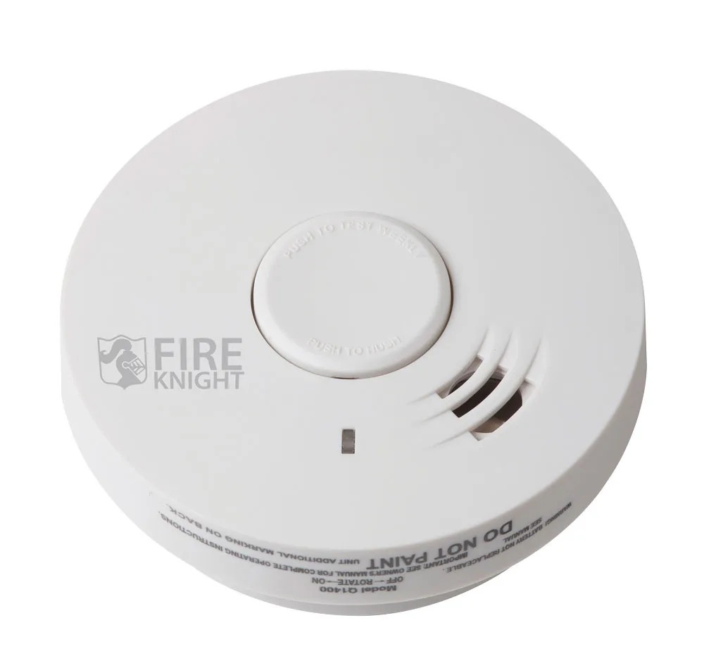 Fire Knight Photoelectric Smoke Alarm, 10 Year Lithium Battery