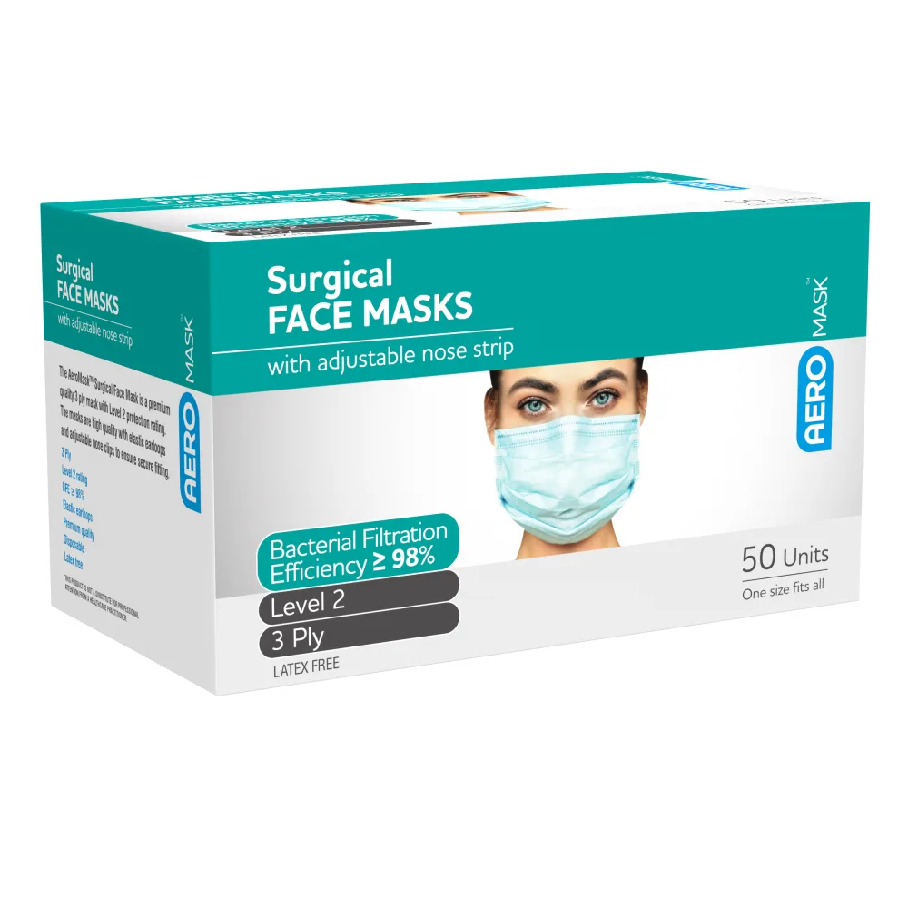 AEROMASK Level 2 Surgical Mask Box/50, photo 1 of 2